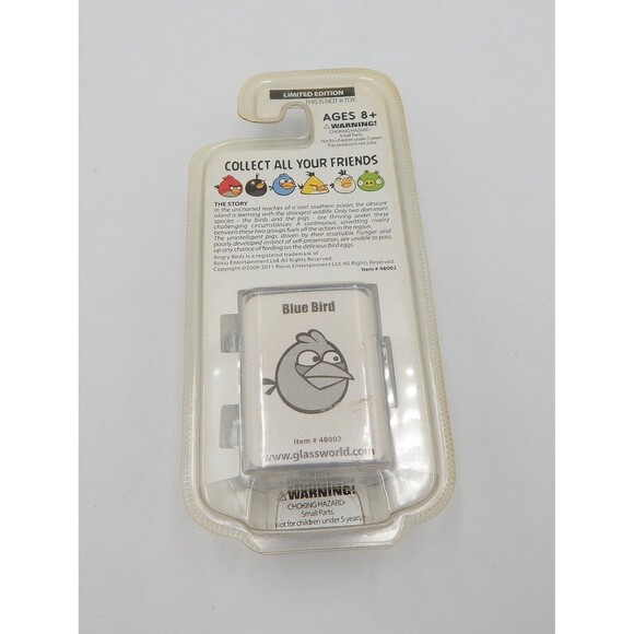 Angry Birds Hand Crafted Glass Sculpture Blue Bird Mini Figure Limited Edition - Picture 3 of 6